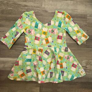 Starbucks Easter Peplum by SewCute girls size 3